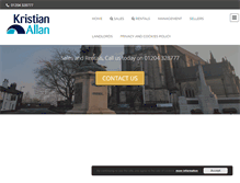 Tablet Screenshot of kristianallan.co.uk